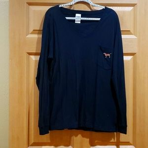Victoria Secret-Pink Long Sleeve top-L
